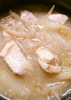 簡単鶏むねと もやし長ネギの海鮮♪中華煮-レシピのメイン写真
