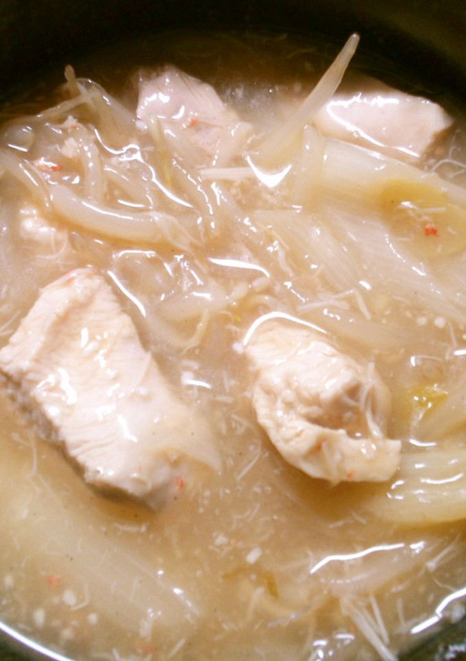 簡単鶏むねと もやし長ネギの海鮮♪中華煮-レシピのメイン写真