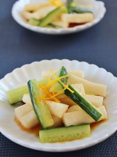 長芋ときゅうりのゆず醤油和え-レシピのメイン写真