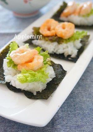 子どもも大人も大好きエビマヨ手まきごはん-レシピのメイン写真