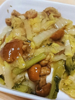 なめたけと白菜のゆずポン酢煮~豆腐のせ~-レシピのメイン写真