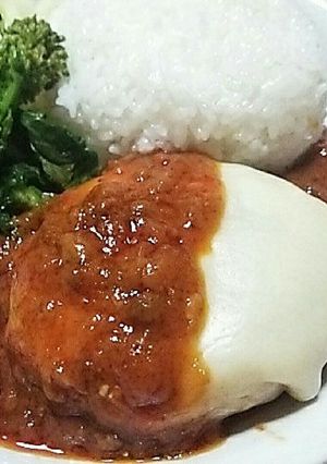冷凍豆腐で簡単煮込みハンバーグ-レシピのメイン写真