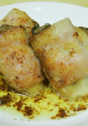 牡蛎のベーコン巻バター焼き-レシピのメイン写真