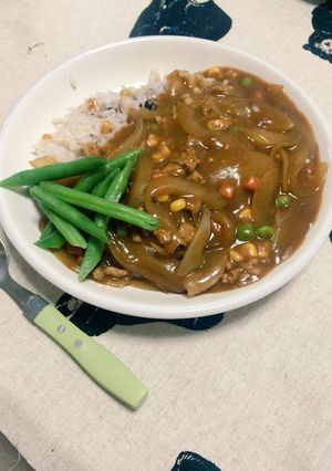 フライパンでカレー♡-レシピのメイン写真