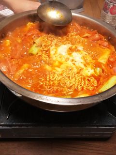 あるもので簡単!韓国プデチゲ-レシピのメイン写真