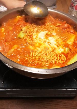 あるもので簡単！韓国プデチゲ-レシピのメイン写真