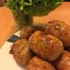 A picture of 肉巻きおにぎり☆生姜焼き風.