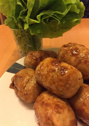 肉巻きおにぎり☆生姜焼き風-レシピのメイン写真