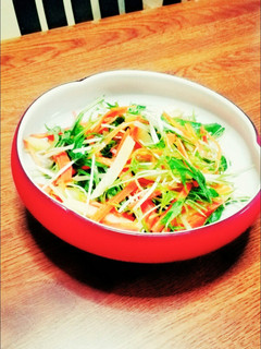 もりもり食べれる!水菜のサラダ-レシピのメイン写真