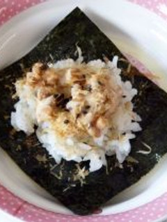 子供大好き♪納豆de手巻きご飯-レシピのメイン写真