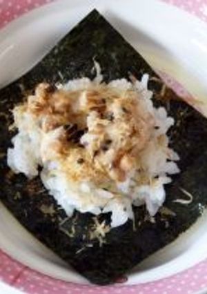 子供大好き♪納豆de手巻きご飯-レシピのメイン写真