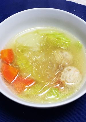 絶品お手軽肉団子シャンタンスープ-レシピのメイン写真