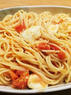 トマトとモッツァレラチーズのパスタ-レシピのメイン写真