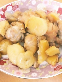 手羽元と新じゃがの煮物-レシピのメイン写真