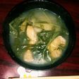 我が家の水菜の雑煮