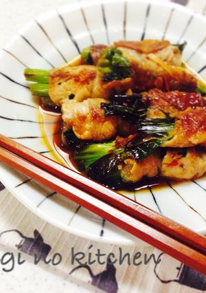 ねぎ1束消費！豚肉の甘ピリ辛いねぎ巻き-レシピのメイン写真