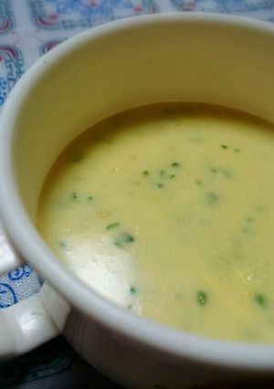 親子ごはん★スプラウトのコーンポタージュ-レシピのメイン写真