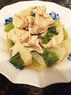 カブと豚肉の煮浸し-レシピのメイン写真