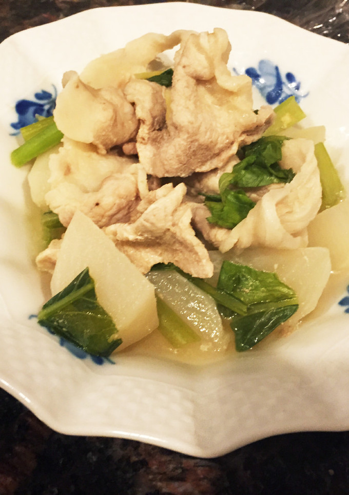 カブと豚肉の煮浸し-レシピのメイン写真