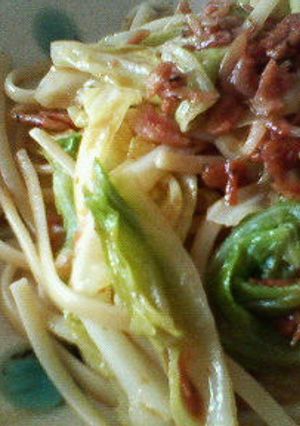 キャベツと桜えびのスパゲティ-レシピのメイン写真