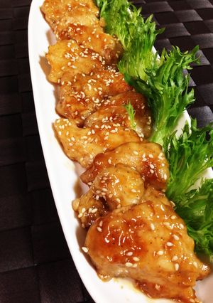 簡単に鶏むね肉のやわらか照り焼きチキン-レシピのメイン写真