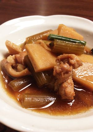 ふきとタケノコと鶏もも肉の煮物-レシピのメイン写真