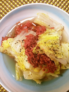 材料2つだけ!コンビーフと白菜の蒸し煮-レシピのメイン写真