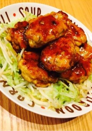 ゴロゴロキノコ♪和♡なハンバーグ-レシピのメイン写真