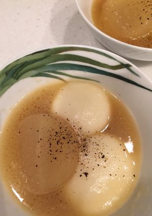 バターたっぷりのスープ大根もち-レシピのメイン写真