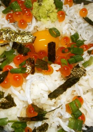 いくらとシラスの丼ぶり★-レシピのメイン写真