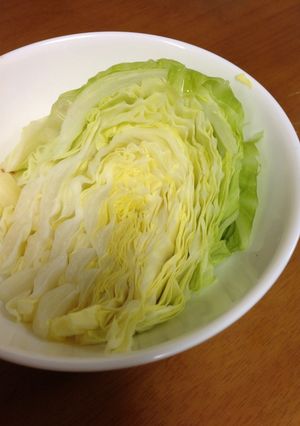 蒸しキャベツの作り方-レシピのメイン写真