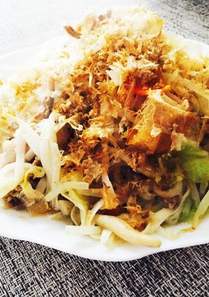 低糖質！おから麺チャンプルー-レシピのメイン写真