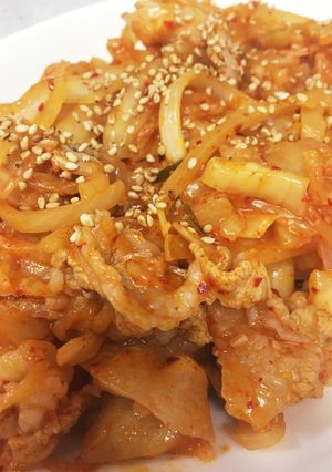 簡単！やわらかお肉の豚キムチ-レシピのメイン写真