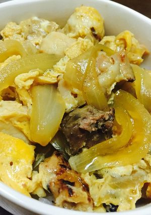 ✩焼き鳥リメイク❤︎焼き鳥の親子丼✩-レシピのメイン写真