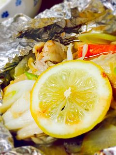 鶏肉と野菜のホイル焼き-レシピのメイン写真