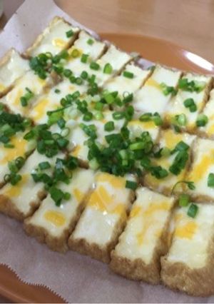 トースターで事足ります⭐️厚揚げチーズ-レシピのメイン写真