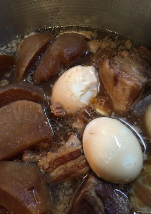 無添加 簡単 圧力鍋 豚角煮 豚大根煮-レシピのメイン写真
