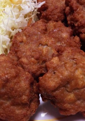 ＊豆腐とひき肉の唐揚げ＊-レシピのメイン写真