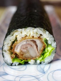 酢飯いらずのとんかつ巻き寿司-レシピのメイン写真