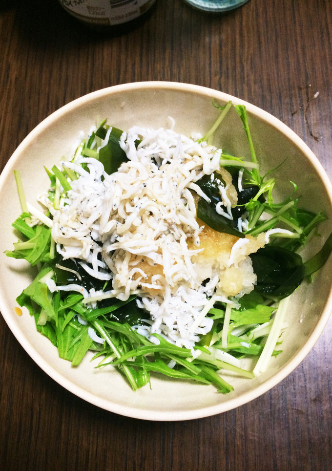 さっぱり水菜と大根おろしのしらすサラダ-レシピのメイン写真