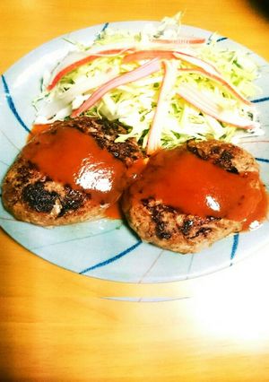 簡単☆タネのみビックリドンキーハンバーグ-レシピのメイン写真