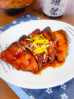 ブリ刺の照り焼き♪-レシピのメイン写真