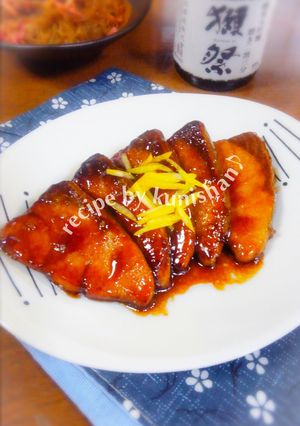 ブリ刺の照り焼き♪-レシピのメイン写真