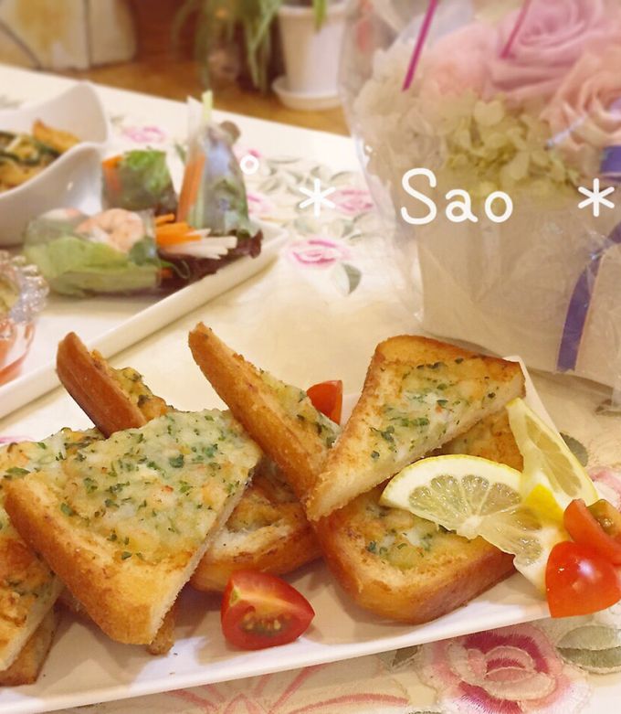 ♡モンスーンカフェ風★エビトースト♡-レシピのメイン写真