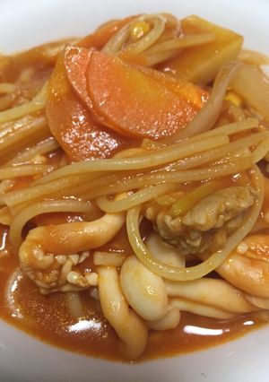 豚こまのトマトソース煮-レシピのメイン写真