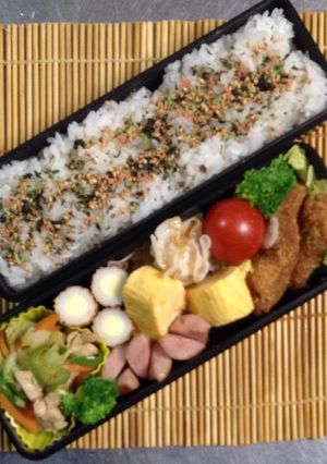 中高生のお弁当1月25日-レシピのメイン写真