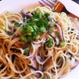 超簡単☆お茶漬けのもとでスープパスタ