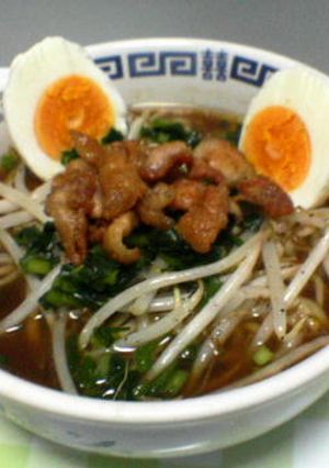 鶏皮ラーメン-レシピのメイン写真