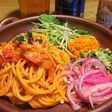 水切りヨーグルトでトマトクリームパスタ
