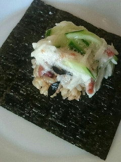 麦トロご飯風手巻きごはん♪-レシピのメイン写真